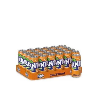 فانتا برتقالي مشروب غازي علبة 330ml حزمة 24
