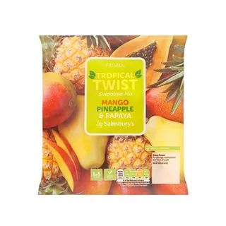 Sainsburys Frozen Mango Pineapple And Papaya 450g