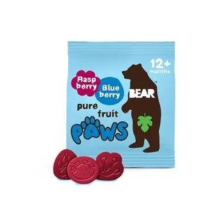 Bear Paws Raspberry And Blueberry 20g Pack of 5