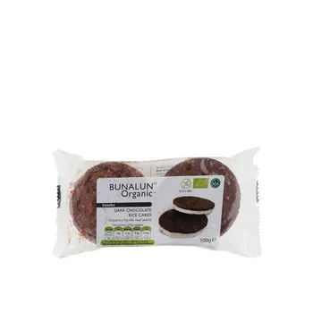 Bunalun Organic Dark Chocolate Rice Cakes 100g