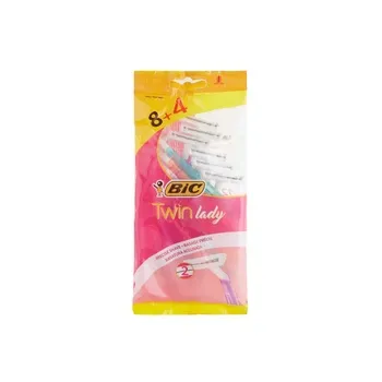 Bic Razor Twin Lady Pouch for Women 8+4 12s pack
