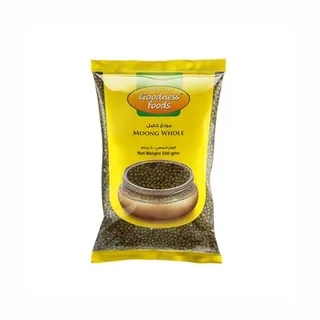 Goodness Foods Moong Whole 500g