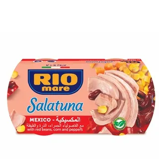 ريو ماري سالاتونا مكسيكو مع فاصوليا حمراء ذرة وفلفل 160g علبة 2