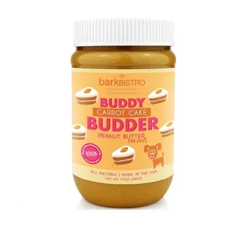 Buddy Budder Carrot Cake 480g Dog Peanut Butter