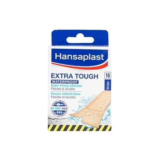Hansaplast Extra Tough Waterproof Strips 16 pcs