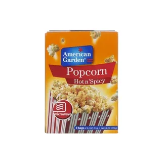 American Garden Microwave Popcorn Hot & Spicy