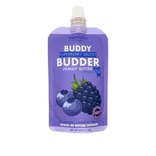 Buddy Budder Superberry Snoot Squeeze 113g Dog Peanut Butter