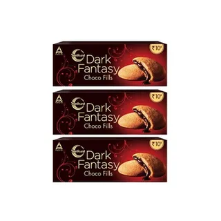 صنفيست بسكويت دارك فانتسي شوكو فيلز 3X75g