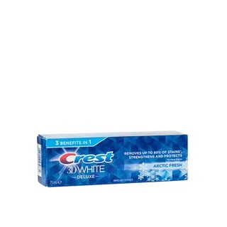 Crest 3D White Deluxe Healthy Shine Whitening Toothpaste 75ml