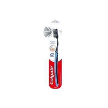 Colgate Slim Soft Black Charcoal Toothbrush Multi Color Pack of 1