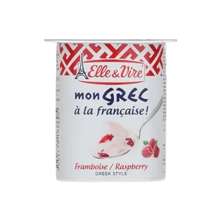 Elle & Vire Greek Yoghurt Raspberry 125g