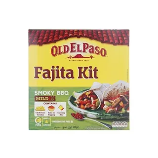 Old El Paso BBQ Fajita Kit Amoky BBQ 500g