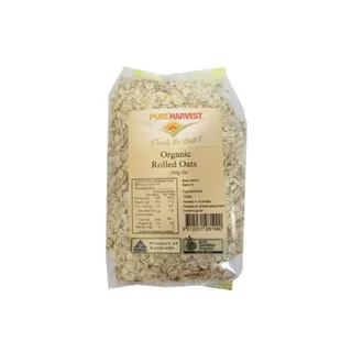 Pureharvest Organic Rolled Oats 500g
