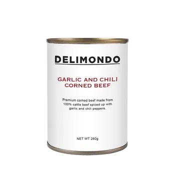 Delimondo Garlic & Chili Corned Beef 260g
