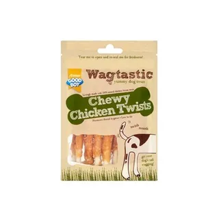 Wagtastic Chicken Twist Dog Food 70g