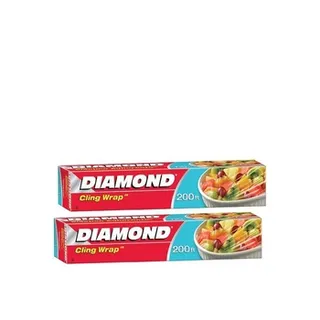 Diamond Cling Wrap 200ft Pack of 2