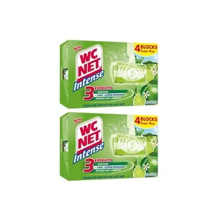 Wc Net Intense Solid Rim Block Lime Fresh 4pcs Pack of 2