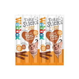 Webbox Cat Treat Tasty Sticks Turkey & Lamb 30g (6 Pcs)