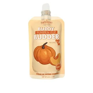 Buddy Budder Pumpkin Pup Squeeze 113g Dog Peanut Butter