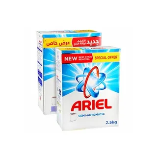 Ariel Detergent Original Top Loading 2.5kg Pack of 2