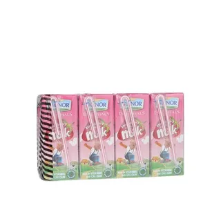 Lacnor Strawberry Flavoured Milk 8 x 180ml