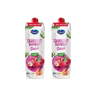 Ocean Spray Cranberry Raspberry 1Ltr Pack of 2
