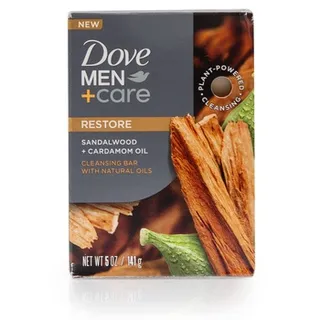Dove Men Plus Care Bar Soap Sandalwood And Cardamom Oil 141g
