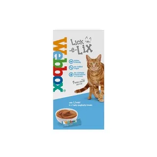 Webbox Cat Treat Lick E Lix Cream Liver 75g (5Pcs)