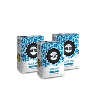 Nezo Fine Table Salt 3X1kg