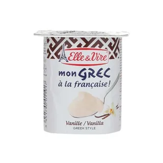 Elle &Vire Greek Yoghurt Vanilla 125g