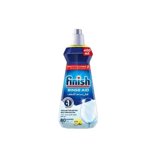 Finish Dishwasher Detergent Rinse Aid Liquid Lemon 400ml