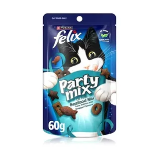 Felix Party Mix Seafood Cat Treats 60g