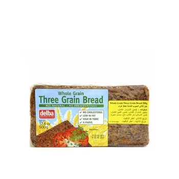 Delba Whole Gain 3 Grain Bread 500g