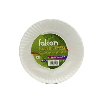 Falcon Paper Plates 9Inch 100pcs