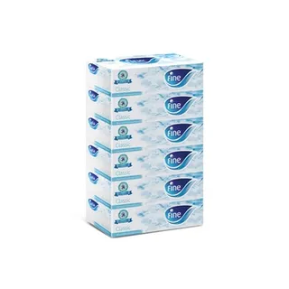 Fine Facial Tissues 200 X 2 Ply Pack Of 6