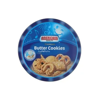 Americana Butter Cookies Tins Small (Blue)