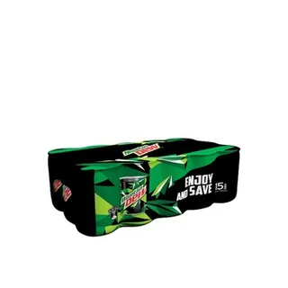 Mountain Dew Carbonated Soft Drink Mini Cans 155ml x15