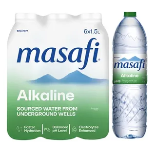 Masafi Alkaline Water 6 x 1.5L
