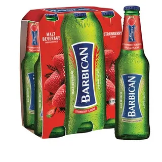 Barbican Malt Beverage Strawberry Non Alcoholic 6 x 330ml