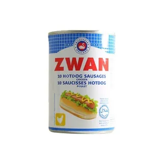 Zwan 10 Hot Dogs Chicken Sausages 400g