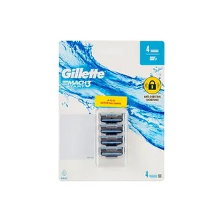 جيليت Mach3 Start شفرات استبدال حلاقة رجال 4 Refills Large Pack