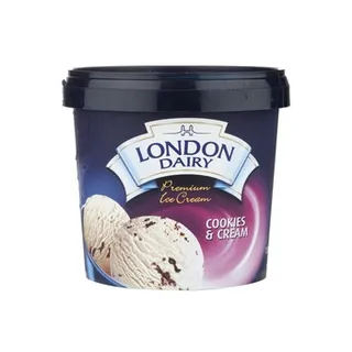 London Dairy Cookies N Cream Ice Cream 1L