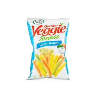 Sensible Portion Garden Veggie Straws Zesty Ranch 120g