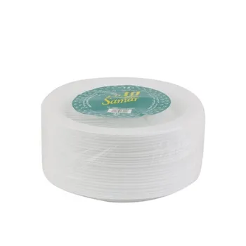 Samar Foam Plates White 10 Inches