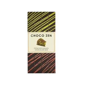 Choco Zen Pistachiochio Kunafa Chocolate Bar 100g