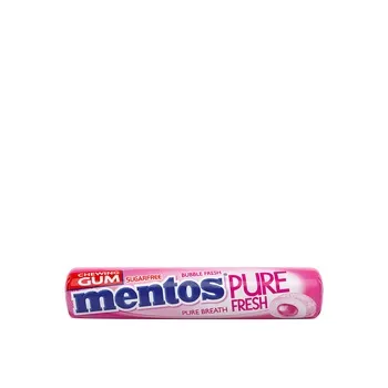Mentos Pure Fresh Gum Rolls Bubble Fresh 15.75g