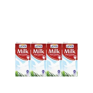 Lacnor Milk Full Cream Milk 4 x 1L