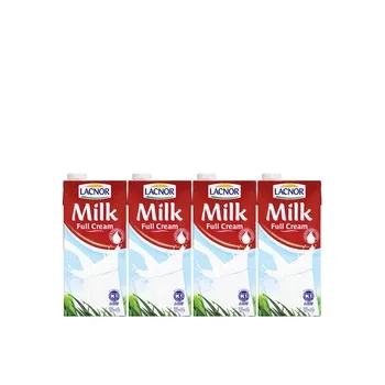 Lacnor Milk Full Cream Milk 4 x 1L