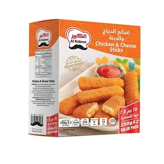 Al Kabeer Chicken & Cheese Sticks 500g