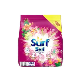 Surf 5In1 Spring Automatic Laundry Powder Soap 1.4kg